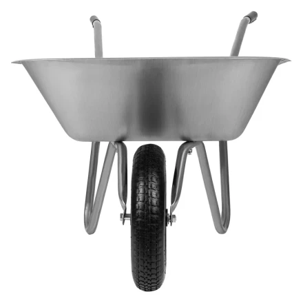 Тачка садовая, грузоподъемность 90 кг Сибртех 689614, оцинк. рама, объем 65 л купить в Нижневартовске