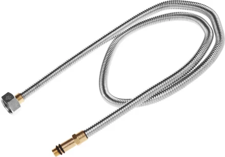 Подводка ЗУБР "ЭКСПЕРТ" сильфонная из нержавеющей стали, для смесителя, удлиненная, г/ш (гайка-штуцер), 1/2", 1,0м 51013-100 купить в Нижневартовске