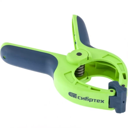 Струбцина клещеобразная пластиковый корпус 2-х компонентные рукоятки усиленная пружина 2-3/4"  70мм СИБРТЕХ 20786 купить в Нижневартовске