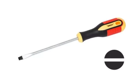 Отвертка шлиц. 1,2х8,0х150мм,трехкомп рук. 19617 купить в Нижневартовске