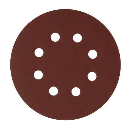Круг абразивный на ворсовой подложке под "липучку", перфорированный, P 280, 125 мм, 5 шт Сибртех 738127 купить в Нижневартовске