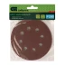 Круг абразивный на ворсовой подложке под "липучку", перфорированный, P 280, 125 мм, 5 шт Сибртех 738127 купить в Нижневартовске