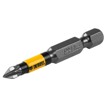 Бита PH1х50, сталь S2, цилиндр., 10 шт. Е 6,3 Denzel 11648 купить в Нижневартовске