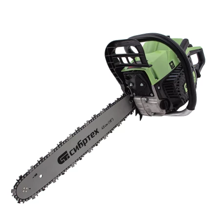 Пила цепная бензиновая Сибртех БП-5245 95209, 52 см3, шина 45 см, шаг 0.325, паз 1,5 мм, 72 звена купить в Нижневартовске