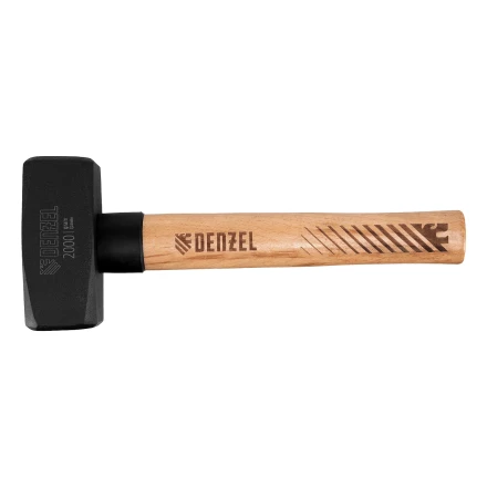 Кувалда, 2000 г Denzel, кованая головка, буковая рукоятка 11021 купить в Нижневартовске