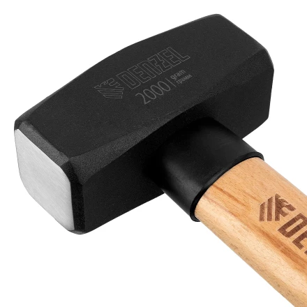 Кувалда, 2000 г Denzel, кованая головка, буковая рукоятка 11021 купить в Нижневартовске