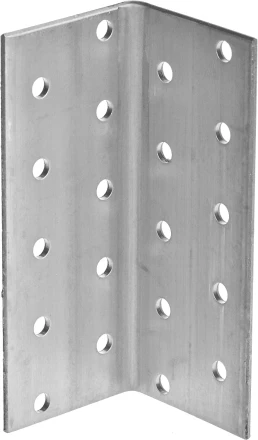 Крепежный угол ЗУБР "МАСТЕР" равносторонний, 100х40х40мм, 1шт 310206-100-040 купить в Нижневартовске