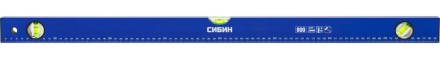 Уровень СИБИН коробчатый, 3 противоударных ампулы, измерительная линейка, 80см 34605-080 купить в Нижневартовске