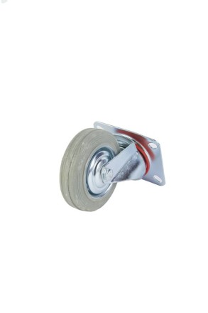 Колесо поворотное серая резина SC 42 f 100 мм 1027201 купить в Нижневартовске