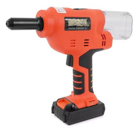 Аккумуляторный вытяжной заклепочник MESSER M1000 (18В;  Li-Ion 2Ач х 2; 3,2 - 6,4) купить в Нижневартовске
