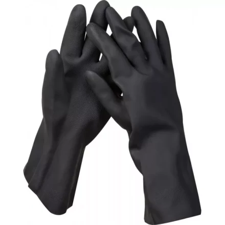 Перчатки KRAFTOOL противокислотные, неопреновые, повышенной прочности, с х/б напылением, размер XXL 11282-XXL купить в Нижневартовске