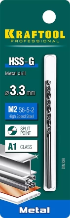 Сверла по металлу HSS-G Оберон 29651-3.3 купить в Нижневартовске