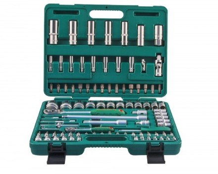 Набор головок торцевых 1/2&quot;DR 10-32мм 1/4&quot;DR 4-14мм 94предмета Jonnesway S04Н52494S 47400 купить в Нижневартовске