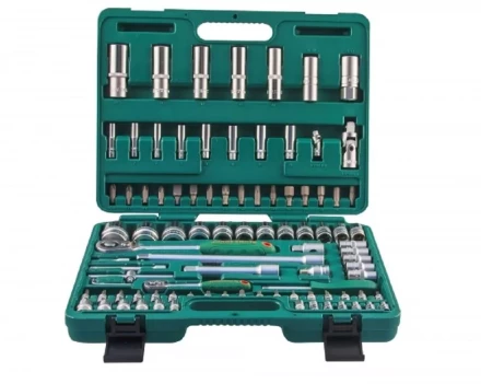 Набор головок торцевых 1/2"DR 10-32мм 1/4"DR 4-14мм 94предмета Jonnesway S04Н52494S 47400 купить в Нижневартовске