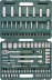 Набор головок торцевых 1/2&quot;DR 10-32мм 1/4&quot;DR 4-14мм 94предмета Jonnesway S04Н52494S 47400 купить в Нижневартовске