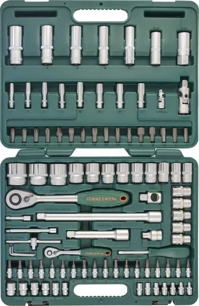 Набор головок торцевых 1/2"DR 10-32мм 1/4"DR 4-14мм 94предмета Jonnesway S04Н52494S 47400 купить в Нижневартовске