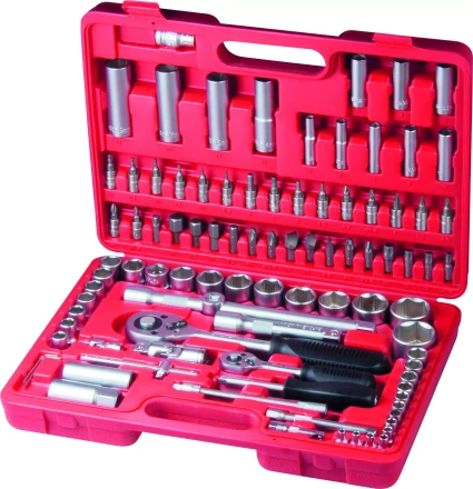 Набор слесарно-монтажный с квадратами 1/4 и 1/2 94 предмета MATRIX 13580 купить в Нижневартовске