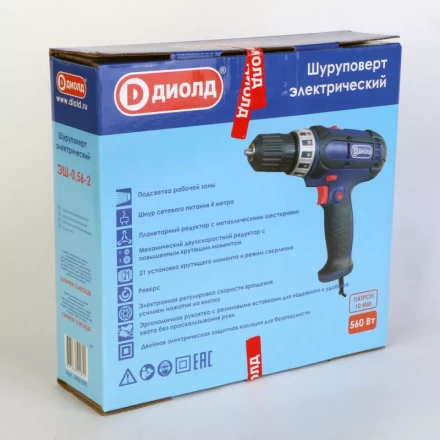 Электрический шуруповерт Диолд ЭШ-0,56-2 купить в Нижневартовске