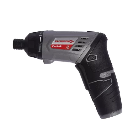 Отвертка-трансформер + фонарь ИНТЕРСКОЛ ОА-3,6Ф аккумуляторная (Li-ion, кейс) купить в Нижневартовске