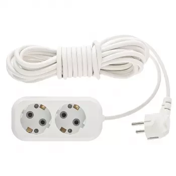 Удлинитель бытовой серия УХз-10-205, с заземлением, 5м, 2 роз., 10А Stern 95762 купить в Нижневартовске