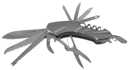 Нож складной многофункциональный 12в1 рукоятка 90 мм ЗУБР МАСТЕР 47781 купить в Нижневартовске