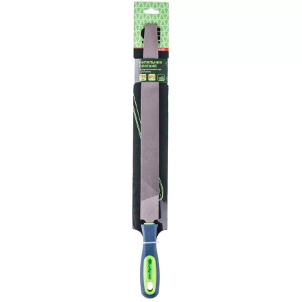 Напильник 300 мм плоский двухкомпонентная рукоятка №2 Сибртех 16233 купить в Нижневартовске