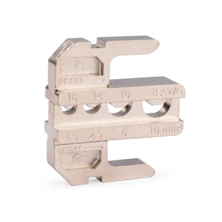 Пресс-клещи КВТ CTD+5 с механизмом быстрой смены матриц: комплект из 5 шт. для опрессовки (набор) (101859) купить в Нижневартовске