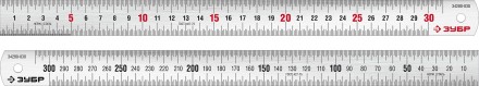 ЗУБР Про-30, длина 0.30 м, усиленная нержавеющая линейка, Профессионал (34280-030) купить в Нижневартовске