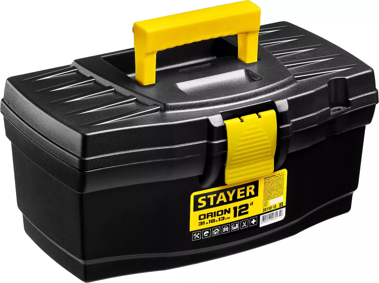 Ящик для инструмента "TOPLine" пластиковый, 12", STAYER 38110-13_z02 купить в Нижневартовске