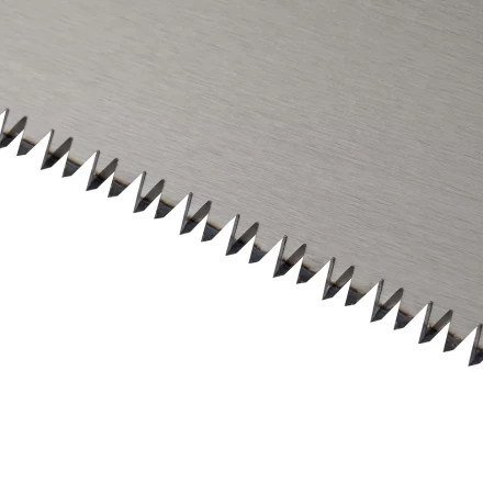 Ножовка по дереву, 450 мм, 9 TPI, зуб 3D, металлопластиковая рукоятка Denzel 24140 купить в Нижневартовске