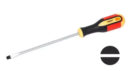 Отвертка шлиц. 1,6х8,0х200мм,трехкомп рук. 19618 купить в Нижневартовске
