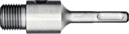 Державка ЗУБР &quot;МАСТЕР&quot; для бур. коронки с хвостовиком SDS Plus. L-100мм,резьба М22,конусное крепление центрир сверла 29187-100 купить в Нижневартовске