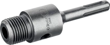 Державка ЗУБР "МАСТЕР" для бур. коронки с хвостовиком SDS Plus. L-100мм,резьба М22,конусное крепление центрир сверла 29187-100 купить в Нижневартовске