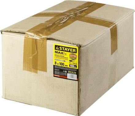 Дюбель-гвоздь полипропиленовый, потайный бортик, 8 x 100 мм, 1000 шт, STAYER Master 30640-08-100 30640-08-100 купить в Нижневартовске