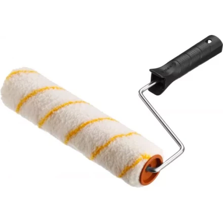 Валик малярный ЗУБР "ОПТИМА -ГИРПАИНТ", все виды ЛКМ, для ровных поверхностей, полиэстр, ворс 12 мм, бюгель 6 мм, 40х180мм 03516-18 купить в Нижневартовске