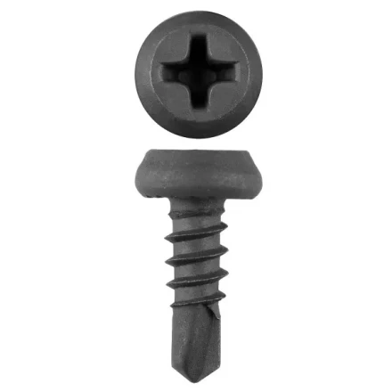 Саморезы ЗУБР "МАСТЕР" со сверлом фосфатированные, для крепления лист. металла до 2мм, полуцилиндр. головка, 3.8x11мм, 1000шт 4-300131-38-11 купить в Нижневартовске