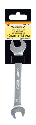 Ключ гаечный рожковый двусторонний 12х13 Энкор 26017 купить в Нижневартовске