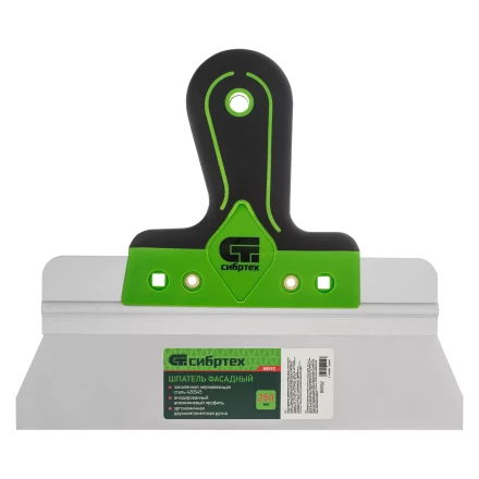 Шпатель фасадный, нержавеющая сталь 420S45, 250 мм, 2-компонентная ручка Сибртех 85592 купить в Нижневартовске