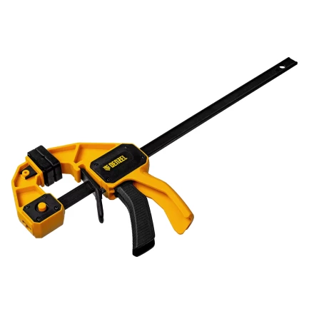 Струбцина F-образная Denzel, быстрозажимная, 300 х 80 мм, усиленный нейлоновый корпус, 20506 купить в Нижневартовске