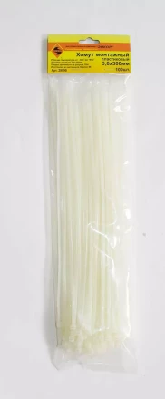 Хомут монтажный 3,6х300 (100 шт)  1/150 29990 купить в Нижневартовске
