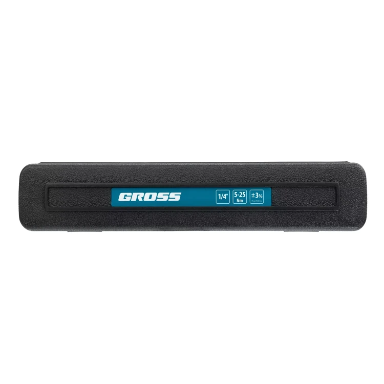 Ключ динамометрический Gross 14180, 5-25 Нм, 1/4", CrV купить в Нижневартовске