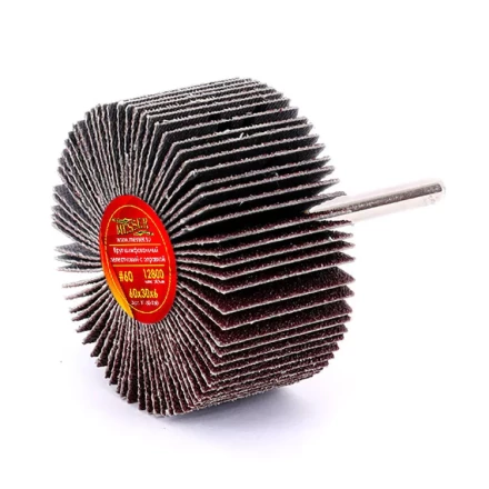 Круг MESSER шлифовальный лепестковый с оправкой (на шпильке) 60х30х6  #60 купить в Нижневартовске