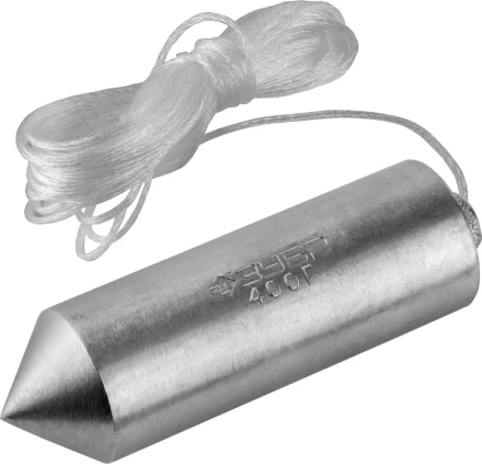 Отвес ЗУБР "МАСТЕР" строительный со шнуром, в пластиковом контейнере, 400 г 0636-400_z01 купить в Нижневартовске