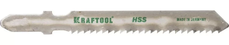 Полотна KRAFTOOL, T118B, для эл/лобзика, HSS, по металлу (1,5-5мм), EU-хвост., шаг 2мм, 55мм, 2шт 159551-2 купить в Нижневартовске
