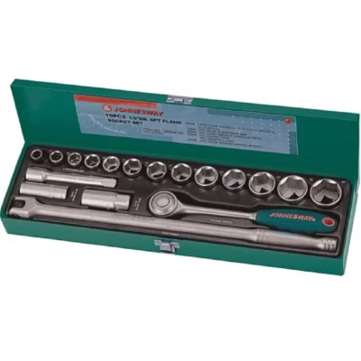 Набор головок торцевых 1/2"DR 11-32мм 19предметов Jonnesway S04Н419S 47432