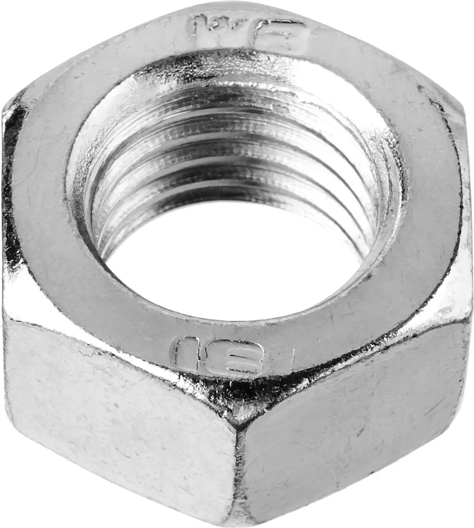 Гайка ГОСТ 5927-70, M6, 25 шт, кл. пр. 6, оцинкованная, ЗУБР 303556-06 купить в Нижневартовске