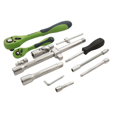 Набор инструментов 94 предмета, CrV, 1/2", 1/4" Сибртех 13509 купить в Нижневартовске