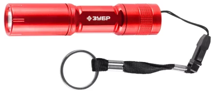 Фонарь ЗУБР "МАСТЕР" ручной, алюминиевый корпус, 1 сверхъяркий светодиод, 1АА, красный 56220-R купить в Нижневартовске
