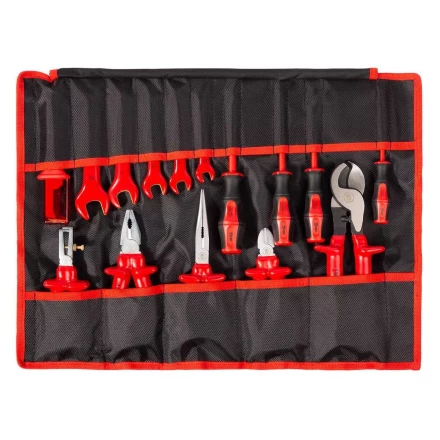 Набор диэлектрического инструмента КВТ НИИ-26, 15 предметов (92069) купить в Нижневартовске