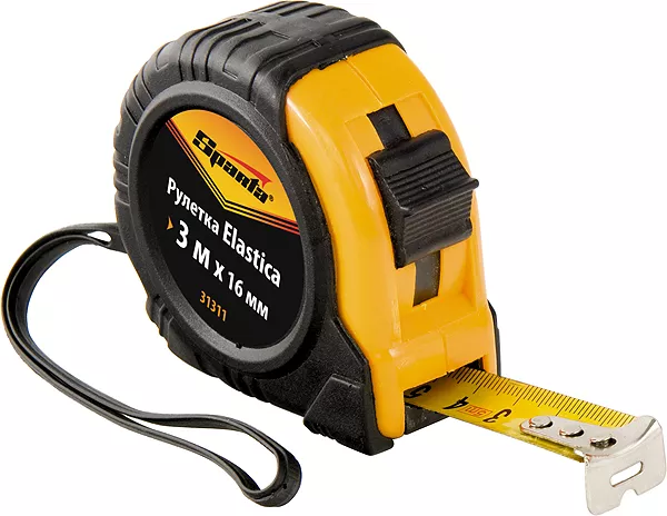 Рулетка SPARTA Elastica 3 м х 16 мм 31311 купить в Нижневартовске